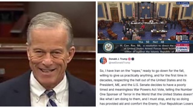 Senate Pushes Iran W